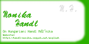monika handl business card